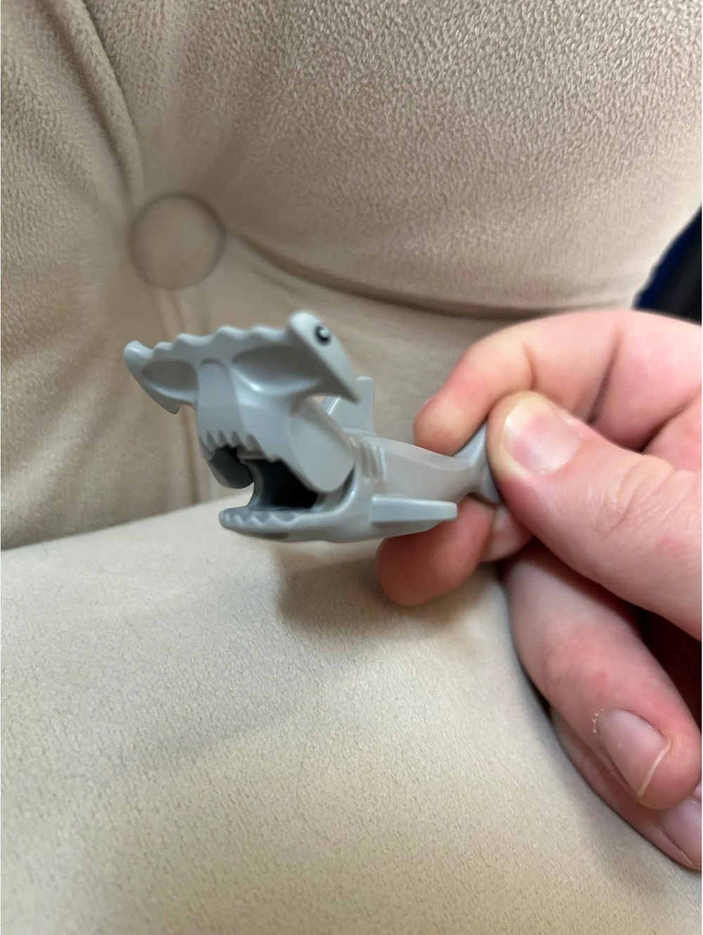 LEGO Hammerhead Shark with Gills with Black Eyes and White Pupils Pattern new